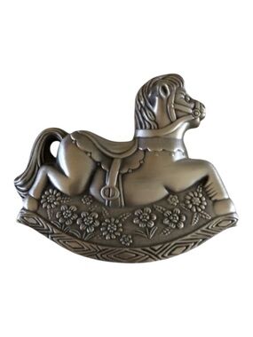Vintage Nursery Rocking Horse Coin Bank